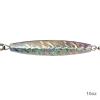 4pcs Fish WOW! 10oz Diamond Jigs Chrome Silver jig + Mylar Holographic Laser jigs with a Treble Hook Nickel Finish Saltwater view 3