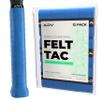 ADV Dry Tennis Overgrip Tape - 3, 12, 30, 60 Pack - FeltTac Tennis Racket Grip Tape - Ultra Absorbent Tennis Grip Tape - Comfort Tennis Racket Grips - Tennis Grips Overgrip (12-Pack Blue) view 1