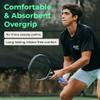 ADV Dry Tennis Overgrip Tape - 3, 12, 30, 60 Pack - FeltTac Tennis Racket Grip Tape - Ultra Absorbent Tennis Grip Tape - Comfort Tennis Racket Grips - Tennis Grips Overgrip (12-Pack Blue) view 2