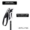 Zipline Lollipop 14.0 Graphite Carbon Composite Ski Poles  Lightweight Ergonomic Grip, Vibration Dampening, Groomers and Freestyle. Choice of Skiers (Black Liquorice, 46" in./117 cm) view 2
