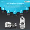 MARINE CITY 316 Grade Stainless Steel Bimini Top Lightweight Round Inside Eye End 1 Inch Tube for Marines Boats Yachts Ships Hardware Accessories (Pack of 2) view 4