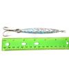 10pcs 2oz Diamond Jig Chrome jigs + Mylar Holographic Laser jigs with a Treble Hook - Fish WOW! view 2
