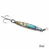 10pcs 2oz Diamond Jig Chrome jigs + Mylar Holographic Laser jigs with a Treble Hook - Fish WOW! view 3