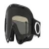Oakley O Frame MX Jet Black with Dark Grey and Clear Sand view 1
