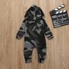 Baby Romper,Newborn Infant Toddler Boy Girl Autumn Winter Camouflage Print Hooded Jumpsuit Clothes 0-18M (0-3 Months, Camouflage) view 4