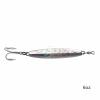 4pcs Fish WOW! 6oz Diamond Jig Mylar Holographic Laser jigs + Chrome jigs with a Treble Hook view 3