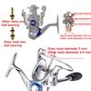 Diwa Spinning Fishing Reels for Saltwater Freshwater 3000 4000 5000 6000 7000 Spools Ultra Smooth Ultralight Powerful Trout Bass Carp Gear Stainless Ball Bearings Metal Body Ice Fishing Reels(3000) view 3