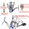 Diwa Spinning Fishing Reels for Saltwater Freshwater 3000 4000 5000 6000 7000 Spools Ultra Smooth Ultralight Powerful Trout Bass Carp Gear Stainless Ball Bearings Metal Body Ice Fishing Reels(4000) view 3