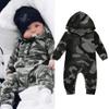 Baby Romper,Newborn Infant Toddler Boy Girl Autumn Winter Camouflage Print Hooded Jumpsuit Clothes 0-18M (6-12 Months, Camouflage) view 2