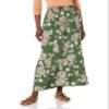 Angie Women's Faux Wrap Maxi Skirt with Smocked Waist Skirt, Fern, Large view 1