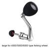Fishing Reel Handle Replacement,Durable Rocker Arm Grip,Spinning Reel Handle Silver Finish,for Beginners Anglers Freshwater Saltwater Fishing view 2