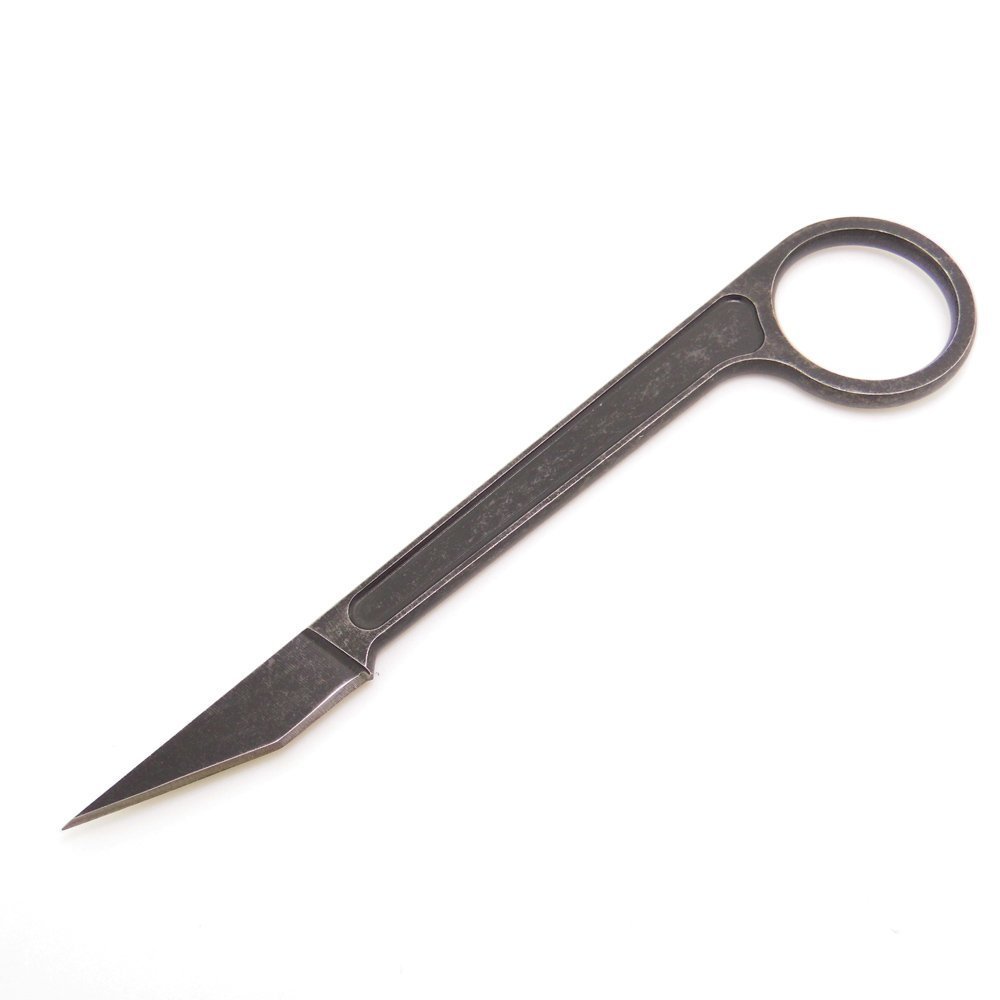 MASALONG Full Tang Fixed Blade Paper Cutter Tactical Hole Knife M127