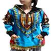 RaanPahMuang Winter Fleece Lined Hoody Long Sleeve Jumper Jacket Africa Dashiki, Large, Dodger Blue view 1