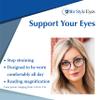 In Style Eyes Modern Reading Glasses - Full-rimmed, Classic Oval Style, Lightweight Frame with Metal Spring Hinges - Tortoise - 3.0x view 2