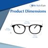 In Style Eyes Modern Reading Glasses - Full-rimmed, Classic Oval Style, Lightweight Frame with Metal Spring Hinges - Tortoise - 3.0x view 4