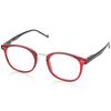 In Style Eyes Modern Reading Glasses - Full-rimmed, Classic Oval Style, Lightweight Frame with Metal Spring Hinges - Red - 1.5x view 1