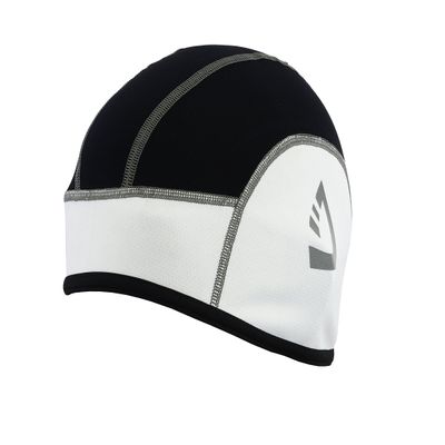 Cycling Cap Thermal Cold Wear Biking Under Helmet Stretchable Ear Cover Head Protection Bicycle Skull Cap Black/White