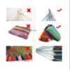 Letuwj Hammock Outdoor Capacity Max Load 150kg One Size(200 * 80) Red+Yellow view 4