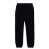 Kid Nation Kids Unisex Soft Brushed Fleece Casual Pull On Jogger Sweatpants with Pockets for Boys or Girls L Black 01 view 1