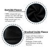 Kid Nation Kids Unisex Soft Brushed Fleece Casual Pull On Jogger Sweatpants with Pockets for Boys or Girls L Black 01 view 3