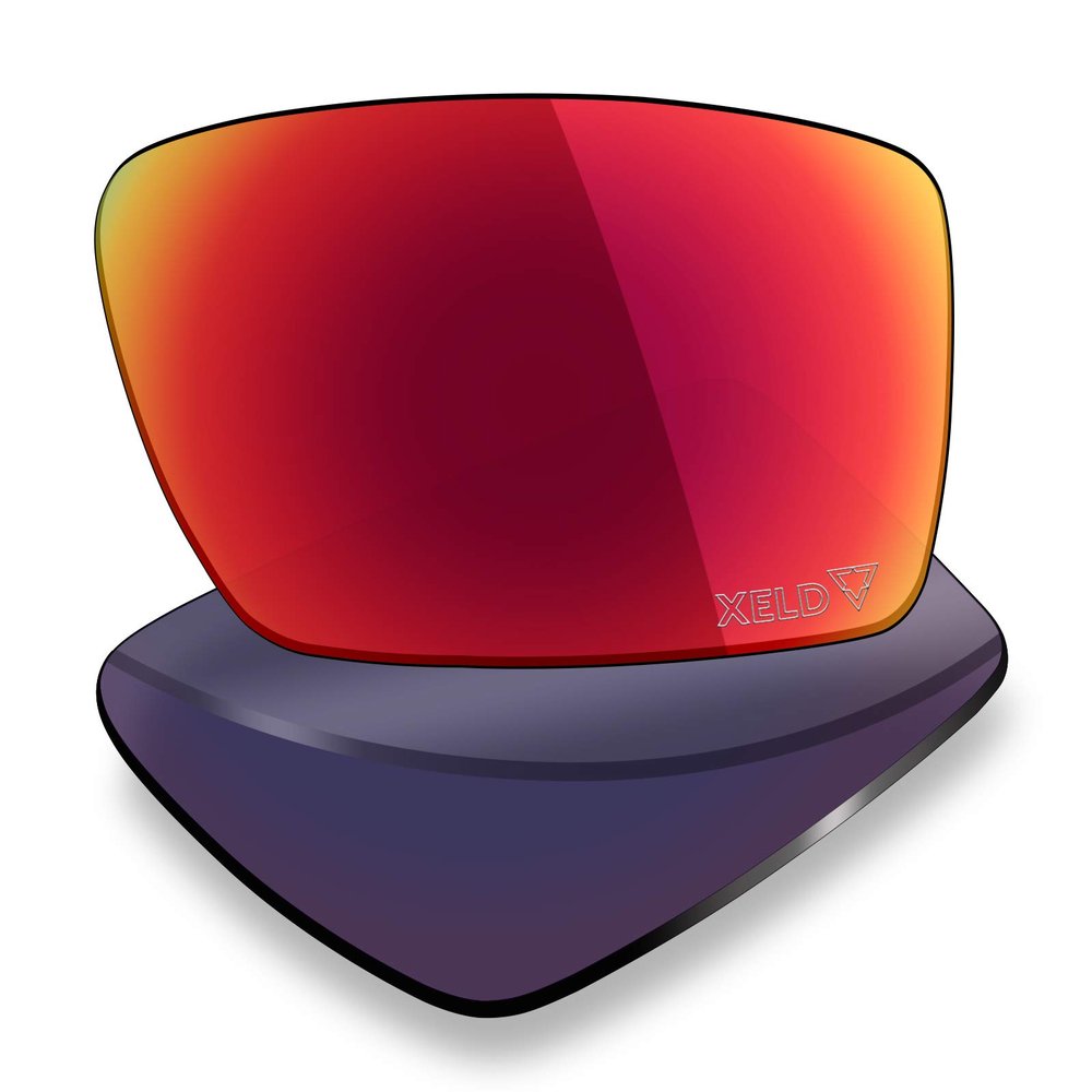Mryok XELD Replacement Lenses for Oakley Eyepatch 2 OO9136 - Johnny Red