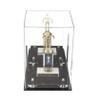 Better Display Cases Acrylic Versatile Display Case Display Case - Medium Square Box with Mirror Case, Silver Risers, Wall Mount and Black Base 8" x 8" x 12" (V42/A060) view 3