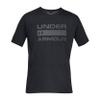 Under Armour Men's Team Issue Wordmark Short-Sleeve T-Shirt, Black (001)/Rhino Gray, X-Small view 3