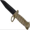 Evike - S&T M10 Style Rubber Practice Bayonet (Color: Tan) view 2