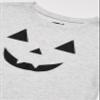 Crazy 8 Baby Girl's Short Sleeve Curve Hem Graphic Tee Shirt, Heather Grey Jack White o Lantern, 6-12 mo view 3