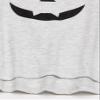 Crazy 8 Baby Girl's Short Sleeve Curve Hem Graphic Tee Shirt, Heather Grey Jack White o Lantern, 6-12 mo view 4