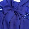 Agoky Kids Girls Sequined Irregular Chiffon Ballet Dance Dress Ballerina Gymnastics Leotard Dancing Costumes Blue 10-12 view 4