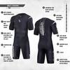 Synergy Men's SynSkin 3 Short Sleeve Triathlon Swimskin (Black, Large) view 3