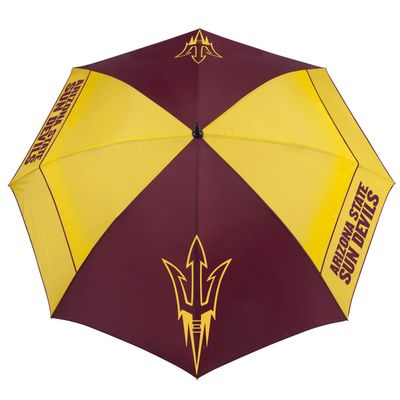 Team Effort NCAA Arizona State Sun Devils 62" Windsheer Lite Golf Umbrella62 Windsheer Lite Golf Umbrella, Multi, NA