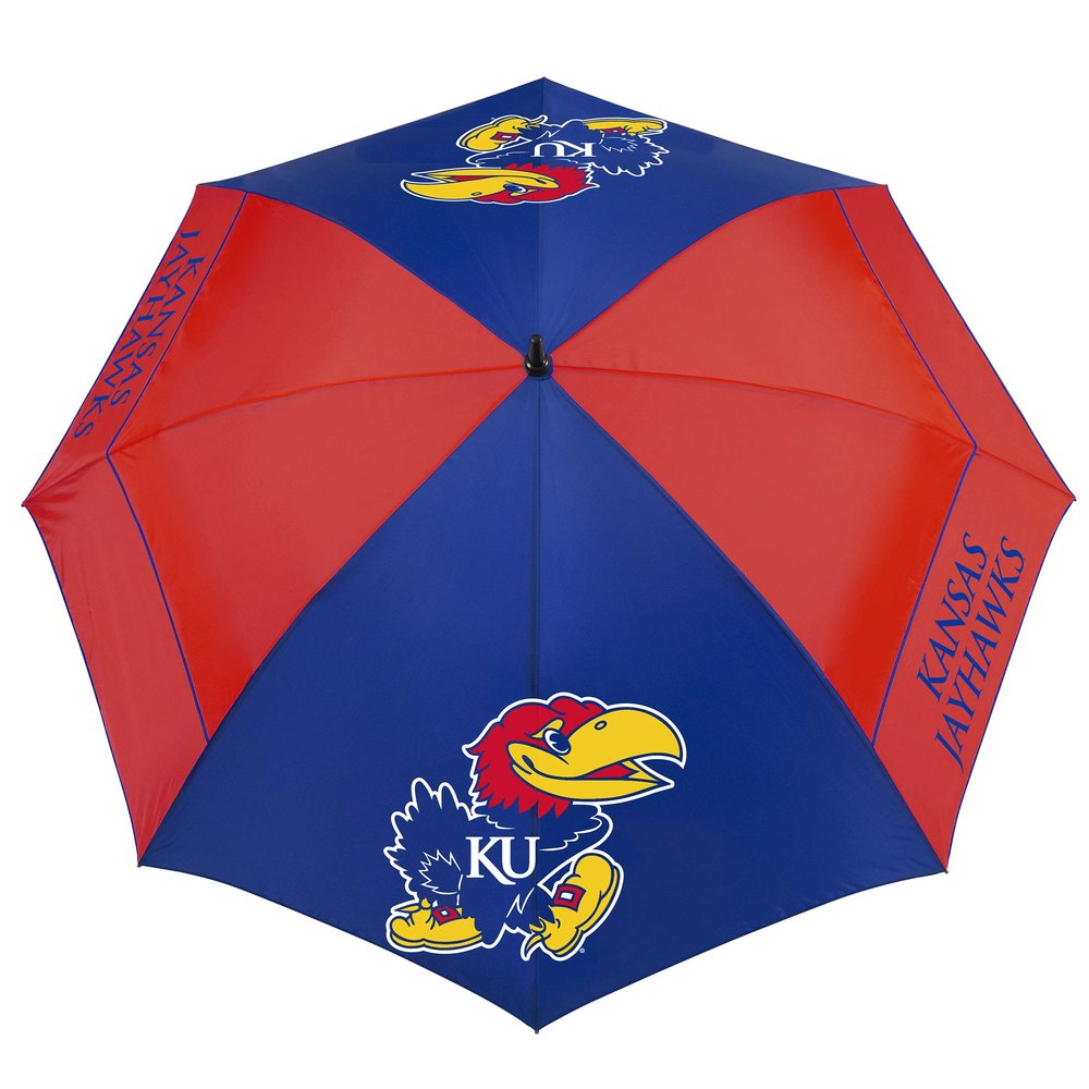 Team Effort NCAA Kansas Jayhawks 62" Windsheer Lite Golf Umbrella62 Windsheer Lite Golf Umbrella, Multi, NA