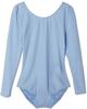 Agoky Kids Girls Long Sleeves Camisole Basic Team Ballet Dance wear Gymnastics GYM Leotard Blue 12 view 1