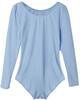 Agoky Kids Girls Long Sleeves Camisole Basic Team Ballet Dance wear Gymnastics GYM Leotard Blue 12 view 2