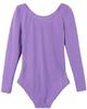 Agoky Kids Girls Long Sleeves Camisole Basic Team Ballet Dance wear Gymnastics GYM Leotard Lavender 12 view 2