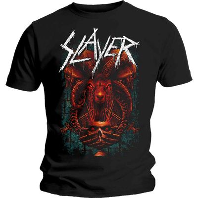 Slayer Men's Offering Slim Fit T-Shirt Medium Black