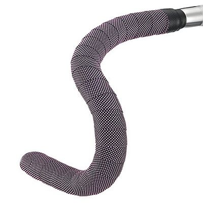Fenix BTP Silicone Wrap-Polka Dot Handlebar Tape Road Bike Bicycle, (Black/Pink)