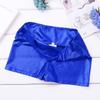 iiniim Girls Metallic High Waist Boy Cut Gymnastic Dance Shorts Cheer Dancing Booty Shorts for Sports or Performance Blue 8 view 4