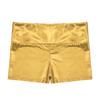 Agoky Kids Girls Metallic Shiny Gymnastics Workout Yoga Dance Sports Shorts Bottoms Gold 10 view 4