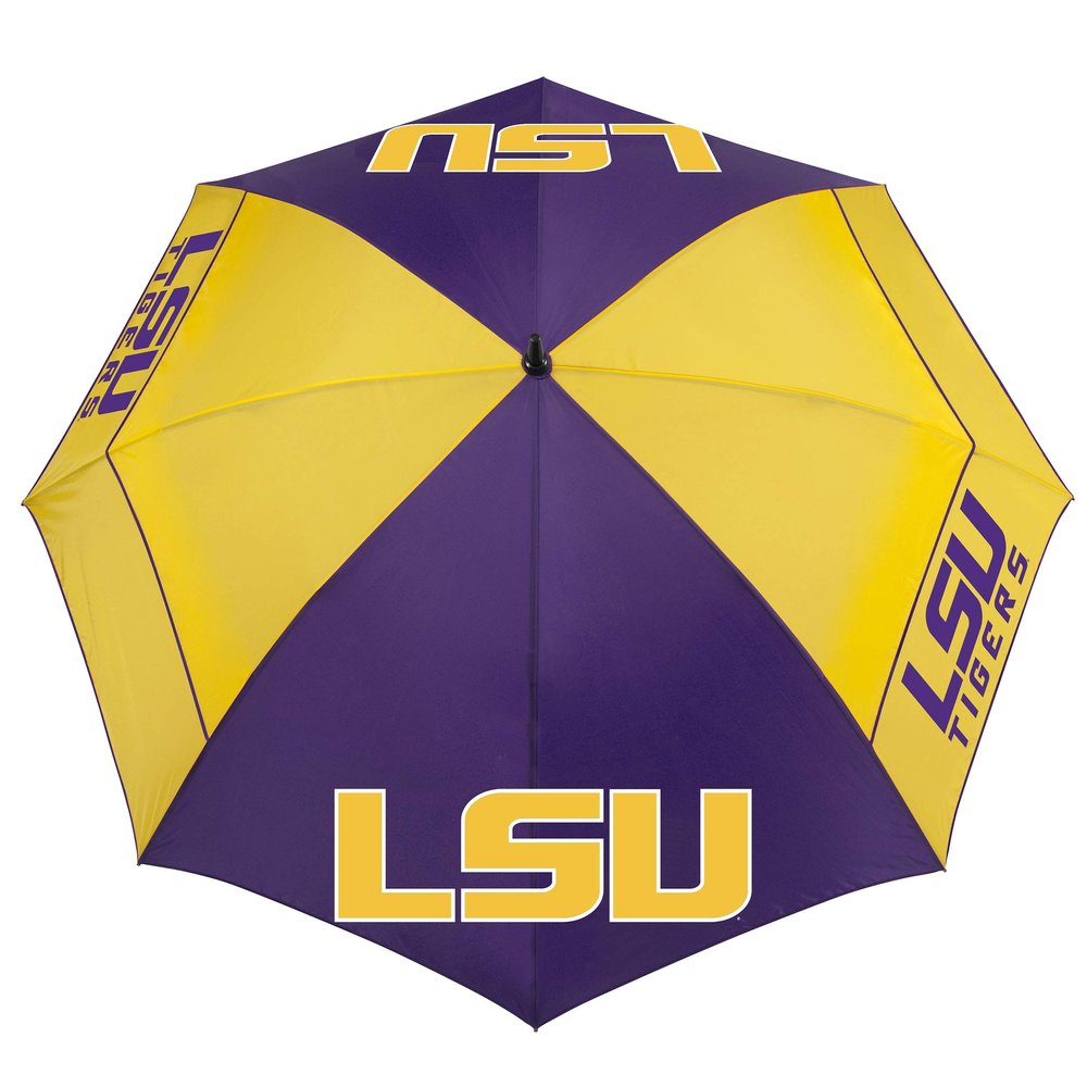Team Effort NCAA LSU Tigers 62" Windsheer Lite Golf Umbrella62 Windsheer Lite Golf Umbrella, Multi, NA