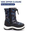 Apakowa Kids Boys Cold Weather Snow Boots Winter Boots Toddler/Little Kid view 3