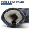 Apakowa Kids Boys Cold Weather Snow Boots Winter Boots Toddler/Little Kid view 4