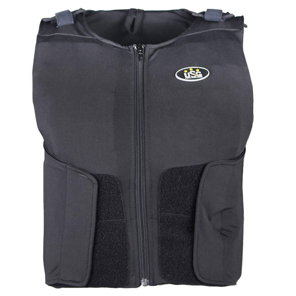 usg Childrens/Kids Precto Dynamic Fit Back Protector (9-11 Years) (Black)