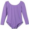Agoky Kids Girls Long Sleeves Camisole Basic Team Ballet Dance wear Gymnastics GYM Leotard Lavender 6 view 1