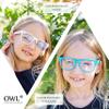 3 Pack Kids Clear Lens Green Glasses Protect Child's Eyes Turquoise Pink Blue view 3