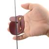 Archery Leather Finger Tab Finger Protector Right Hand Finger Guard for Outdoor Hunting view 2