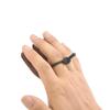 Archery Leather Finger Tab Finger Protector Right Hand Finger Guard for Outdoor Hunting view 3