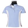Equine Couture Children's Cara Short Sleeve Show Shirt - KL Baby Blue - X-Large